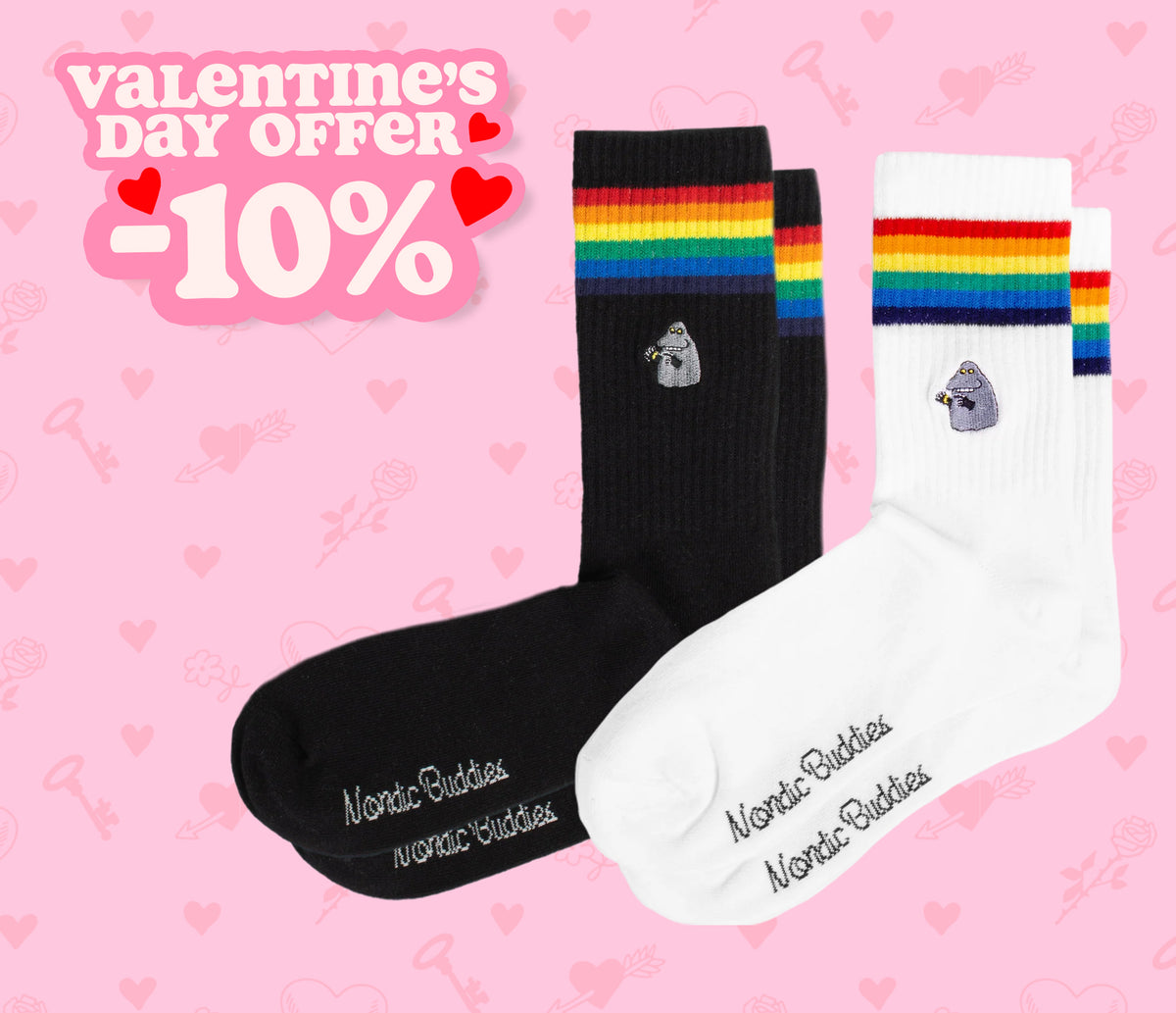 Valentine's Day Sock Combo 23 Nordicbuddies