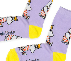 Snorkmaiden at the Beach Ladies Socks - Lilac