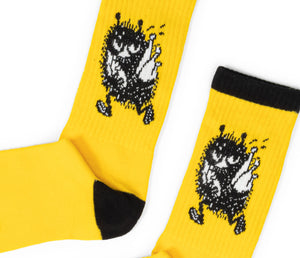 Stinky's Getaway Retro Men Socks - Yellow