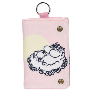 Moomintroll Up In The Clouds Canvas Wallet - Pink