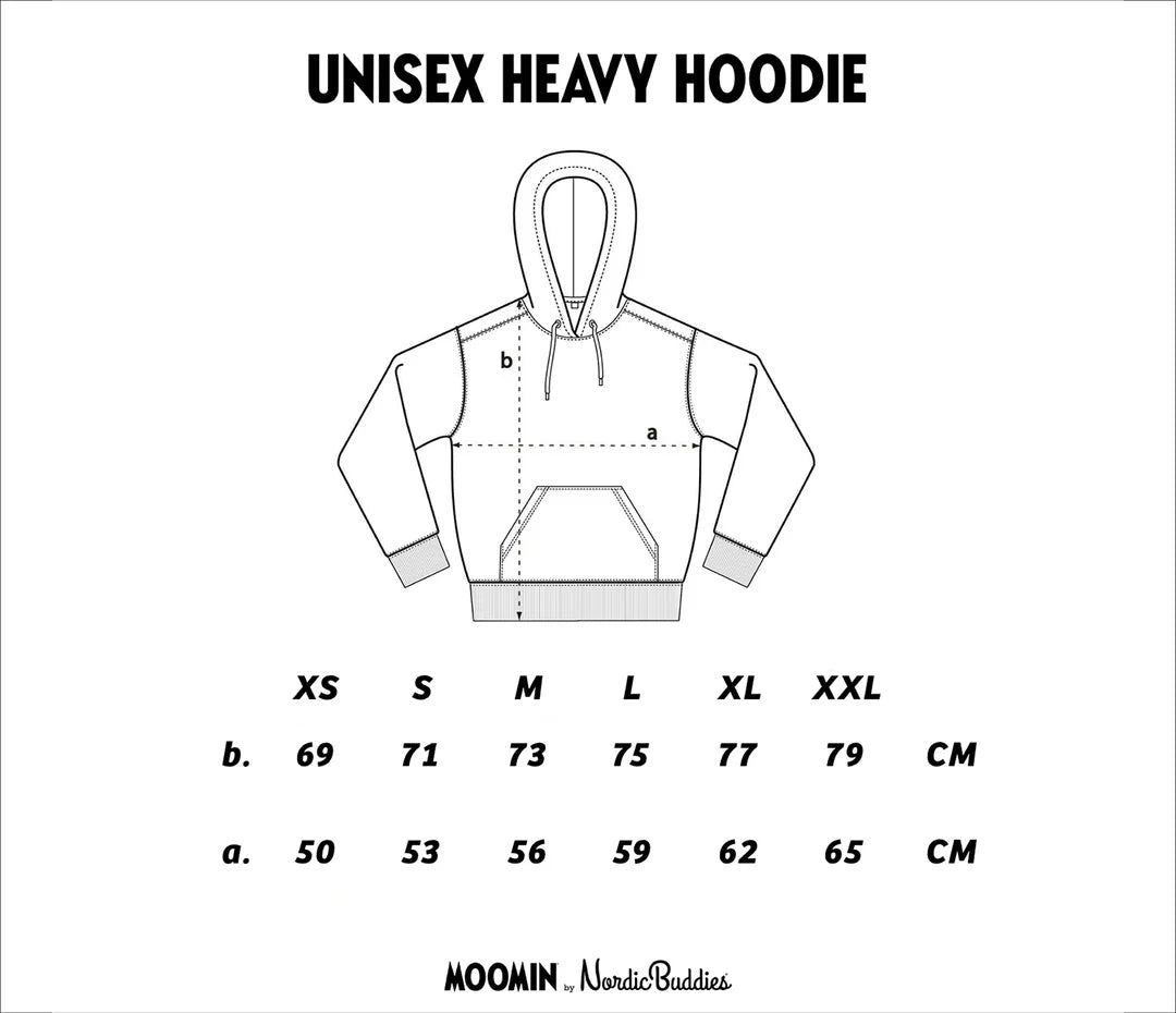 Moominpappa Hoodie Unisex - Black