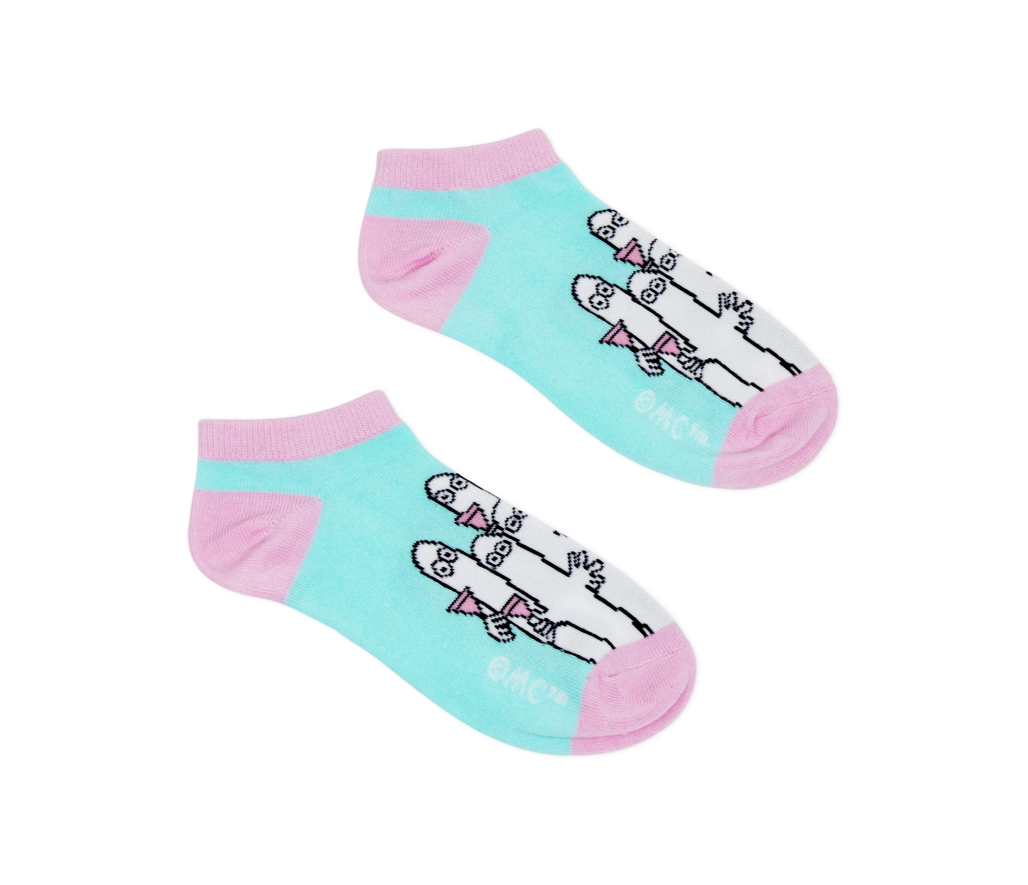 Hattifatteners Ladies Ankle Socks - Turquoise