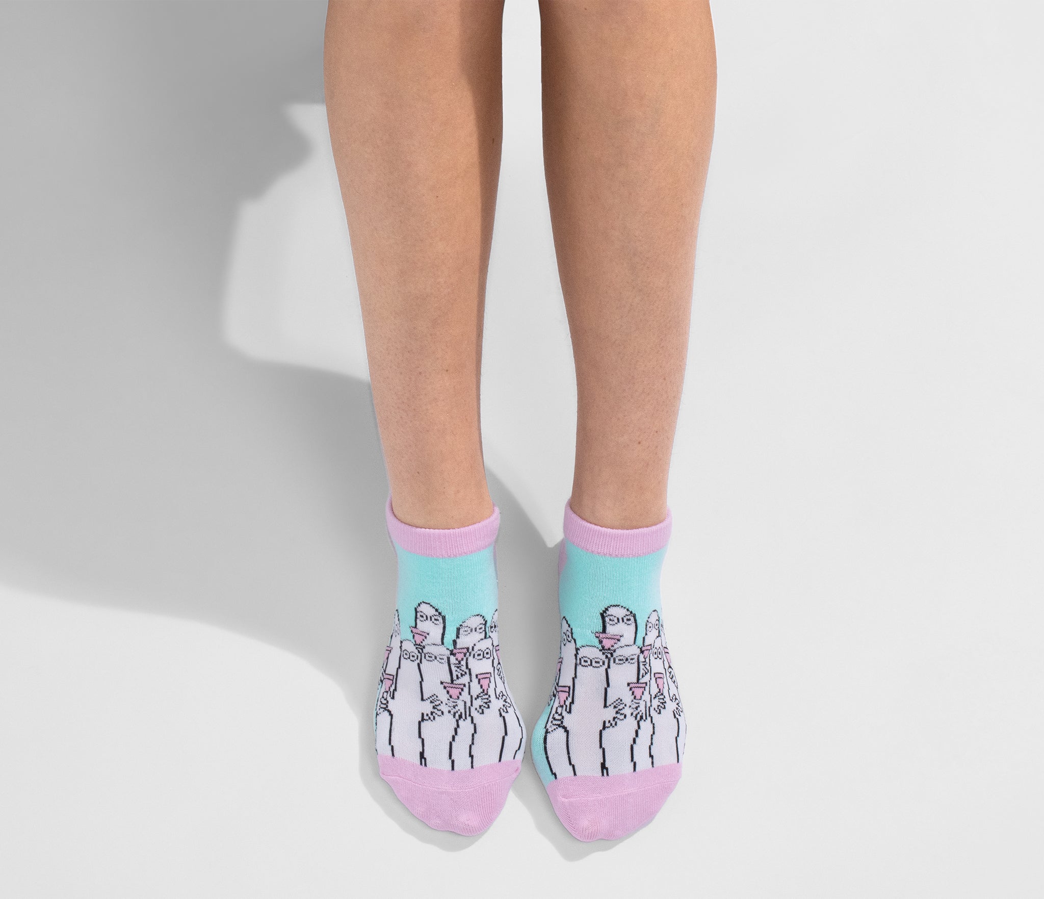 Hattifatteners Ladies Ankle Socks - Turquoise
