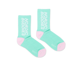 Hattifatteners Ladies Retro Socks - Turquoise