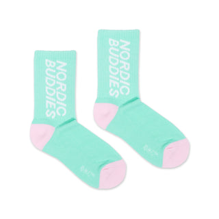 Hattifatteners Ladies Retro Socks - Turquoise