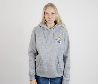 Hattifatteners Surf Trip Hoodie Unisex - Grey