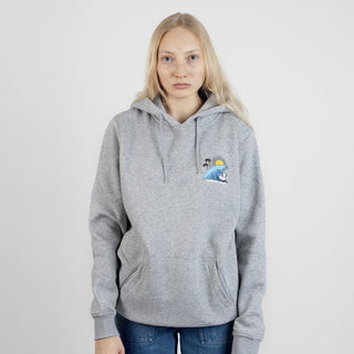 Hattivattien Surffimatka Unisex Huppari - Harmaa