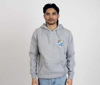 Hattifatteners Surf Trip Hoodie Unisex - Grey