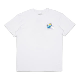 Hattifatteners Surf Trip T-Shirt Unisex - White