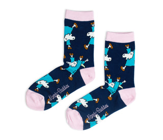 Mr. Clutterbuck Ladies Socks - Navy