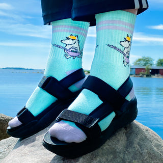 Snorkmaiden Retro Ladies Socks - Mint