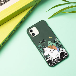 Moomintroll's Adventure iPhone Case Biodegradeable - Green