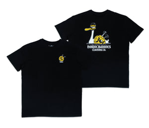 T-Shirt Mauri Kunnas The Canine Kalevala - Black