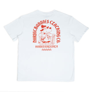 T-Shirt Mauri Kunnas The Canine Kalevala - White