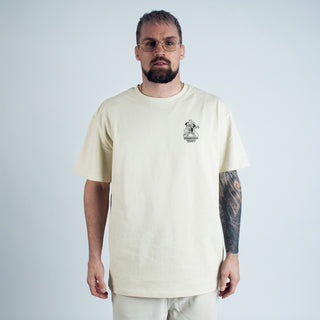 T-Shirt Mauri Kunnas Hundarnas Kalevala - Beige