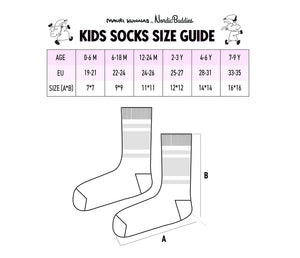 Kids Double Pack Mr. Clutterbuck Socks - Purple/Pink