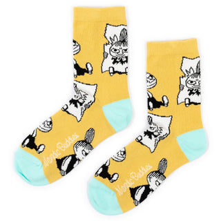 Little My Pranking Ladies Socks - Yellow