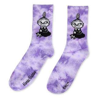 Little My Tie Dye Ladies Socks - Purple