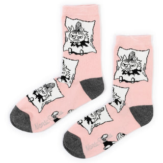 Little My Pranking Ladies Socks - Pink