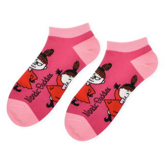 Little My Dancing Ladies Ankle Socks -  Red and Pink