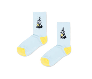 Little My Idea Ladies Retro Socks - Blue