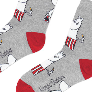 Moominmamma Candle Light Ladies Socks - Grey