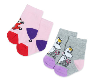 Baby Double Pack Snorkmaiden and Little My Socks