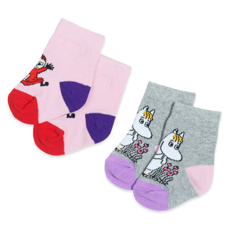 Baby Double Pack Snorkmaiden and Little My Socks