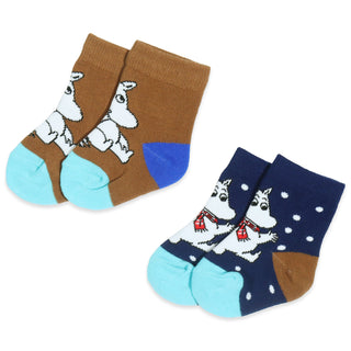 Baby Double Pack Moomintroll Socks