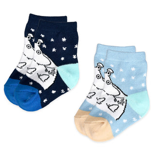 Baby Double Pack Socks - Moomintroll