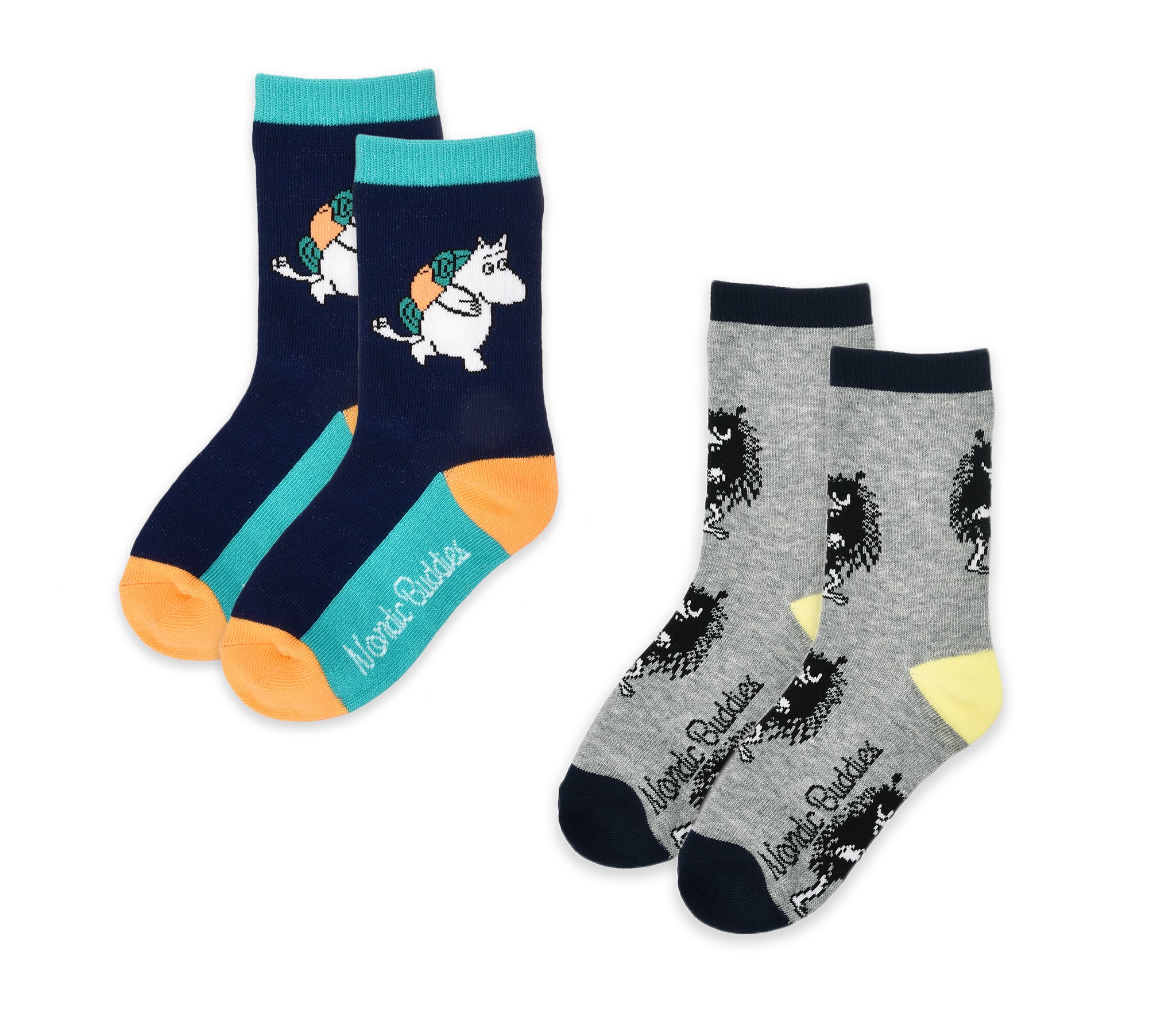 Kids Double Pack Moomintroll And Stinky - Navy And Grey