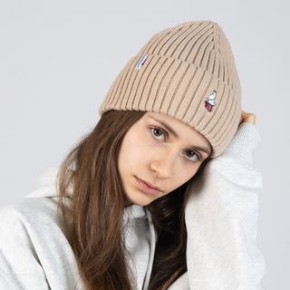 Moominmamma Winter Hat Beanie Adult - Beige