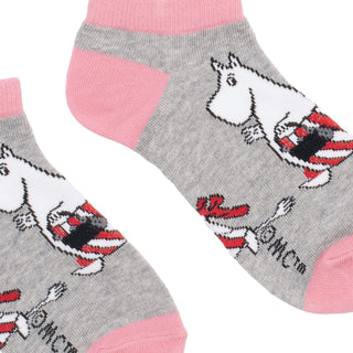 Moominmamma Ladies Ankle Socks - Grey