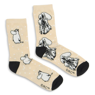 Exclusive Collection Moomintroll Winterland Ladies Socks - Beige