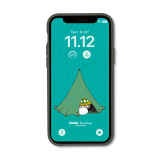 Moomintroll's Adventure iPhone Case Biodegradeable - Green