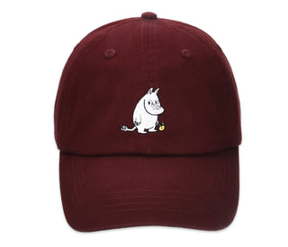 Moomintroll's Flower Adult Cap - Burgundy