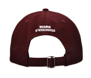 Moomintroll's Flower Adult Cap - Burgundy