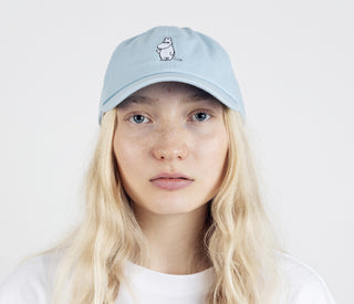 Moomintroll's Greeting Adult Dad Cap - Light Blue