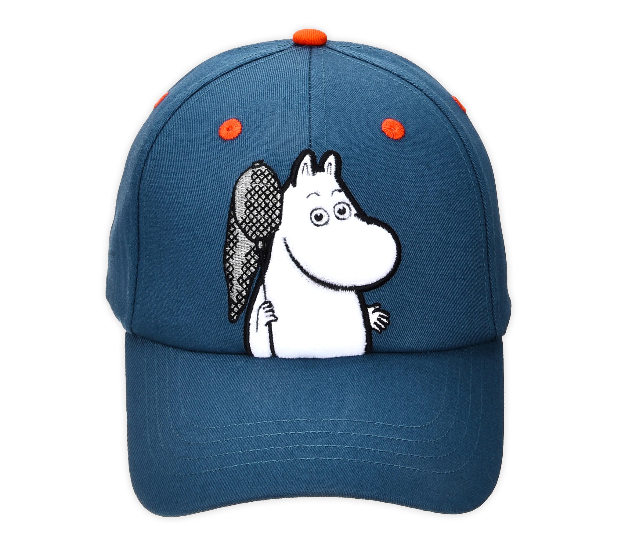 Moomintroll Big Character Kids Cap - Blue