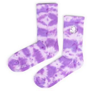 Moomintroll Tie Dye Ladies Socks - Purple