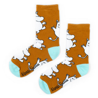 Moomin Happy Ladies Socks - Brown