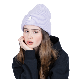 Moomintroll Embroidery Beanie