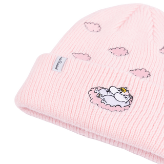 Moomins in the Clouds Multiple Embroidery Beanie