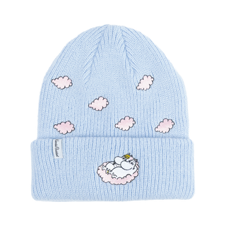 Moomins in the Clouds Multiple Embroidery Beanie