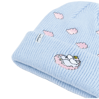 Moomins in the Clouds Multiple Embroidery Beanie