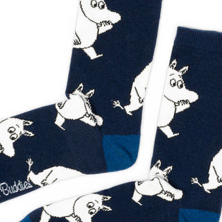 Moomintroll Wondering Men Socks - Blue