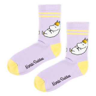 Snorkmaiden Retro Ladies Socks - Lilac