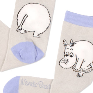 Moomintrolls Butt Ladies Socks - Grey