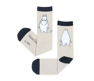 Moomintroll Grumpy Men Socks - Beige