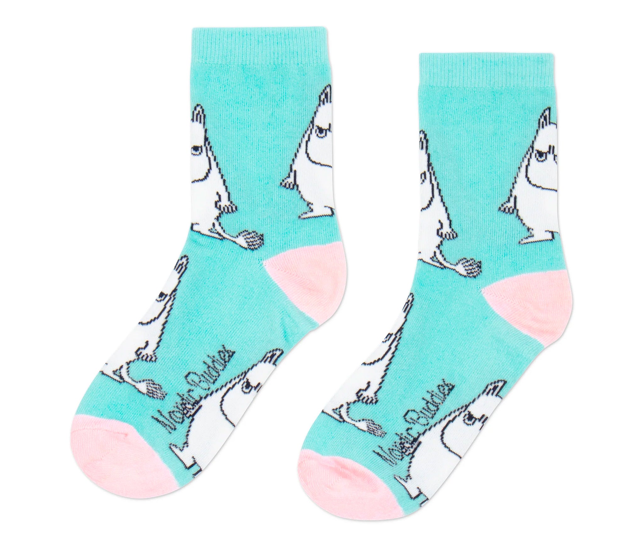 Moomintroll Grumpy Ladies Socks - Turquoise